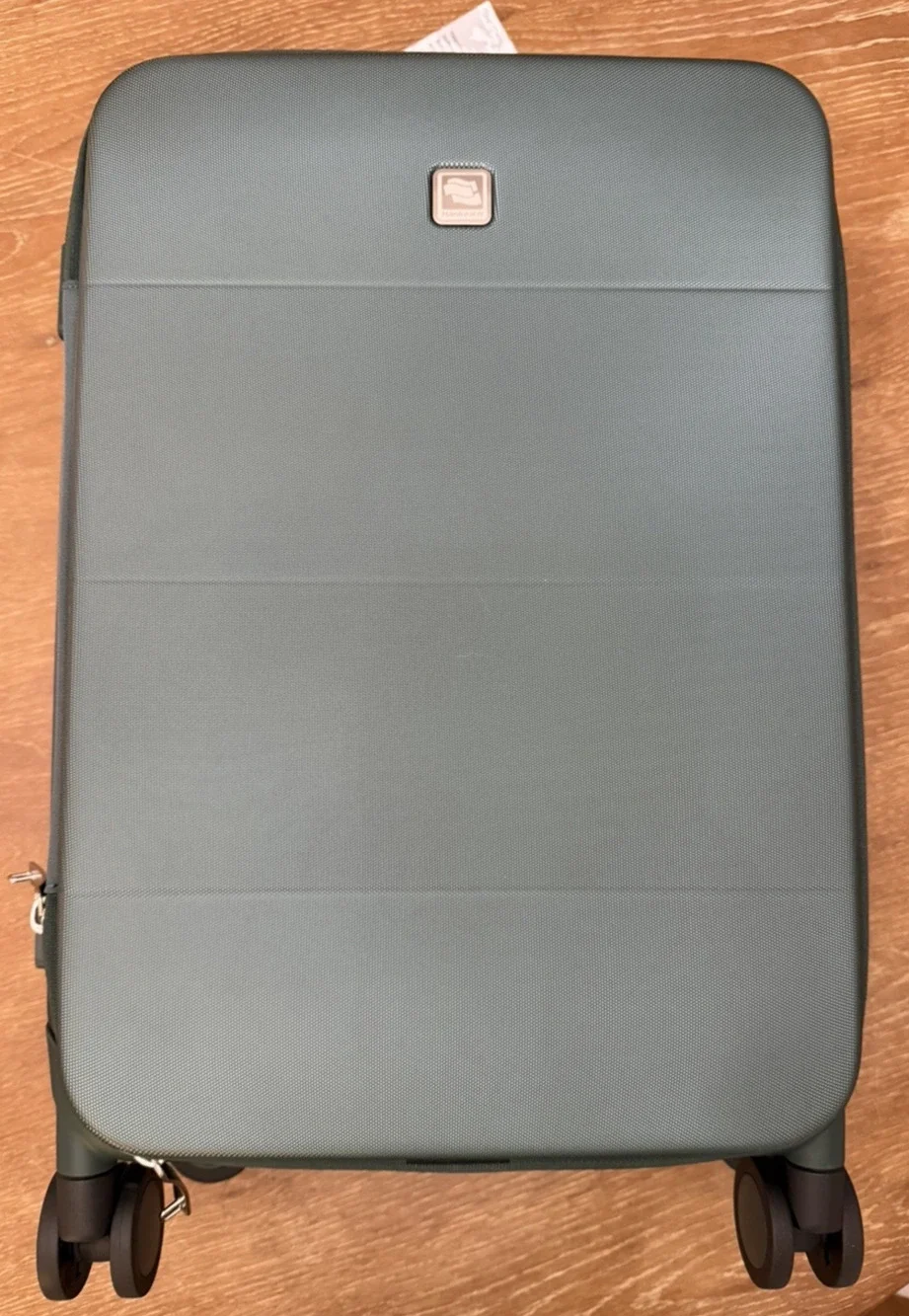 Hanke 20” Carry On Luggage Expandable Spinner Tsa Hard Shell 46L Blackish Green